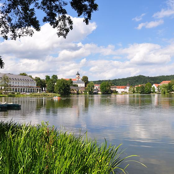 Der Burgsee in Bad Salzungen