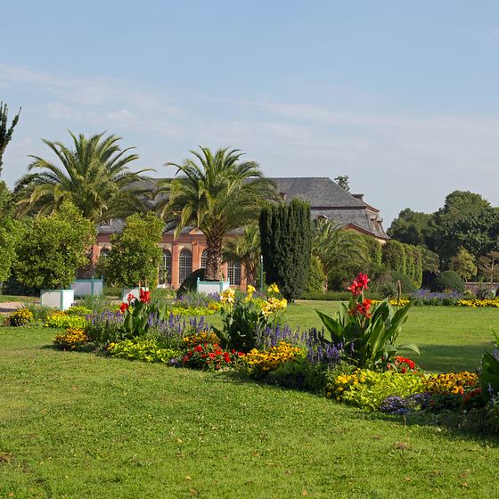 Blick über den Darmstädter Herrngarten
