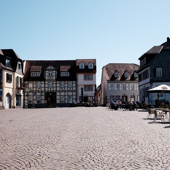 Marktplatz in der Dieburger Innenstadt